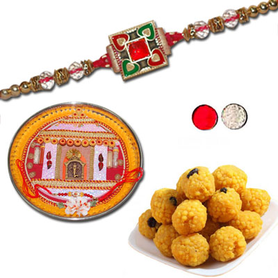 "Zardosi Rakhi-ZR-5.. - Click here to View more details about this Product